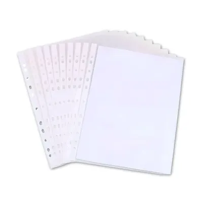 Clear Sheets Refill for Arch File & D-Ring