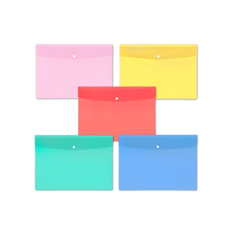 Plastic Envelope Colored