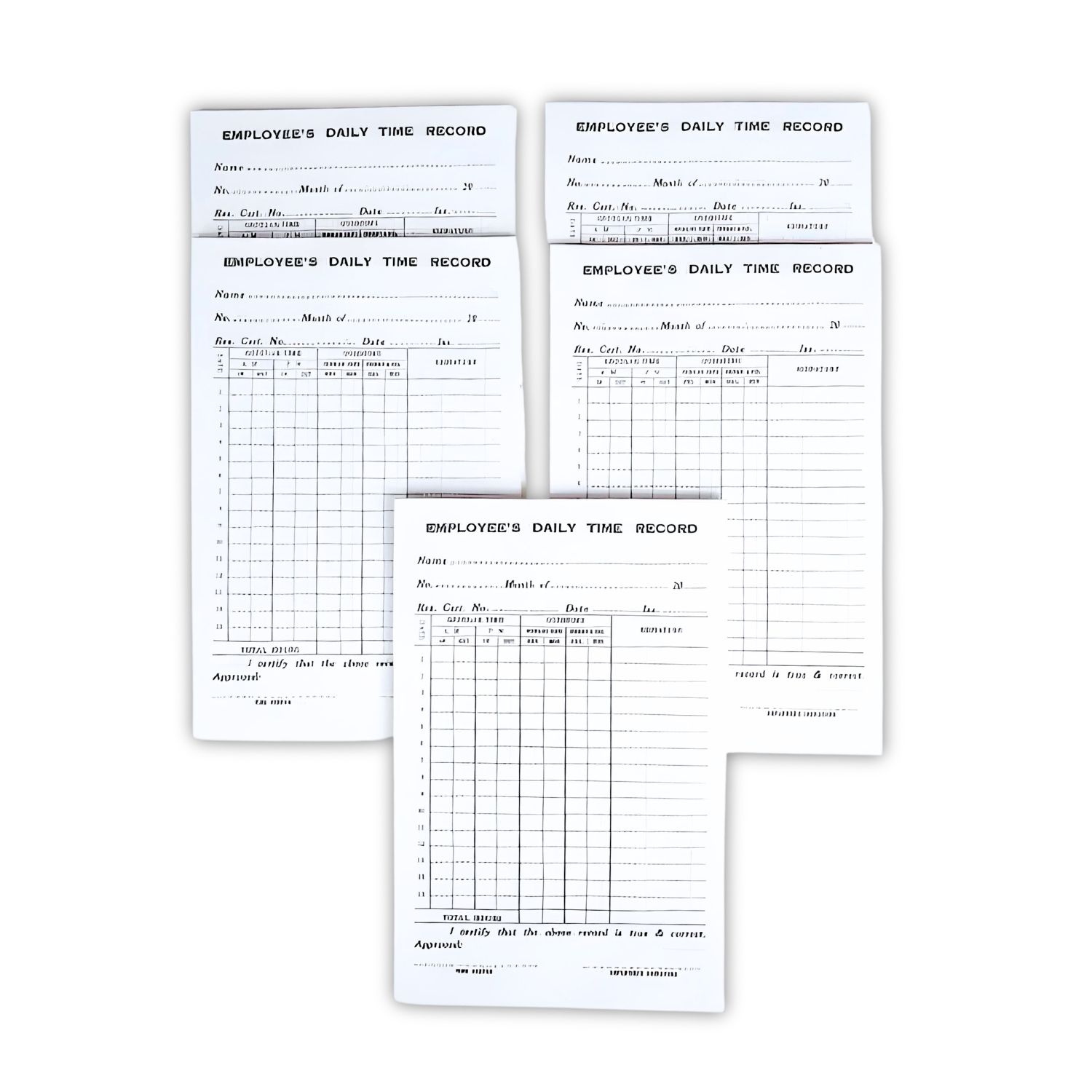 Employee's Daily Time Record