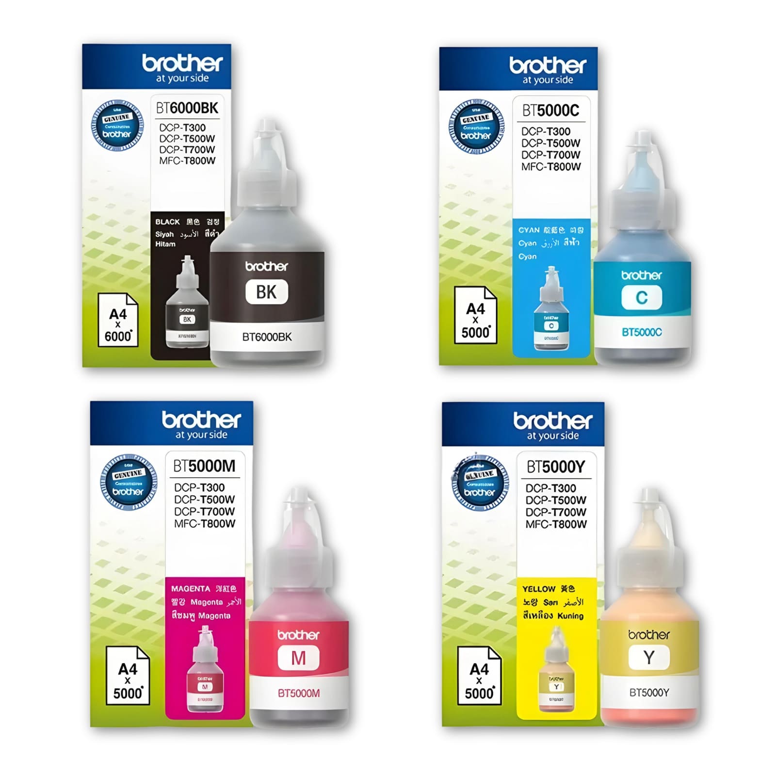 Brother BT5000, BT6000 Inks