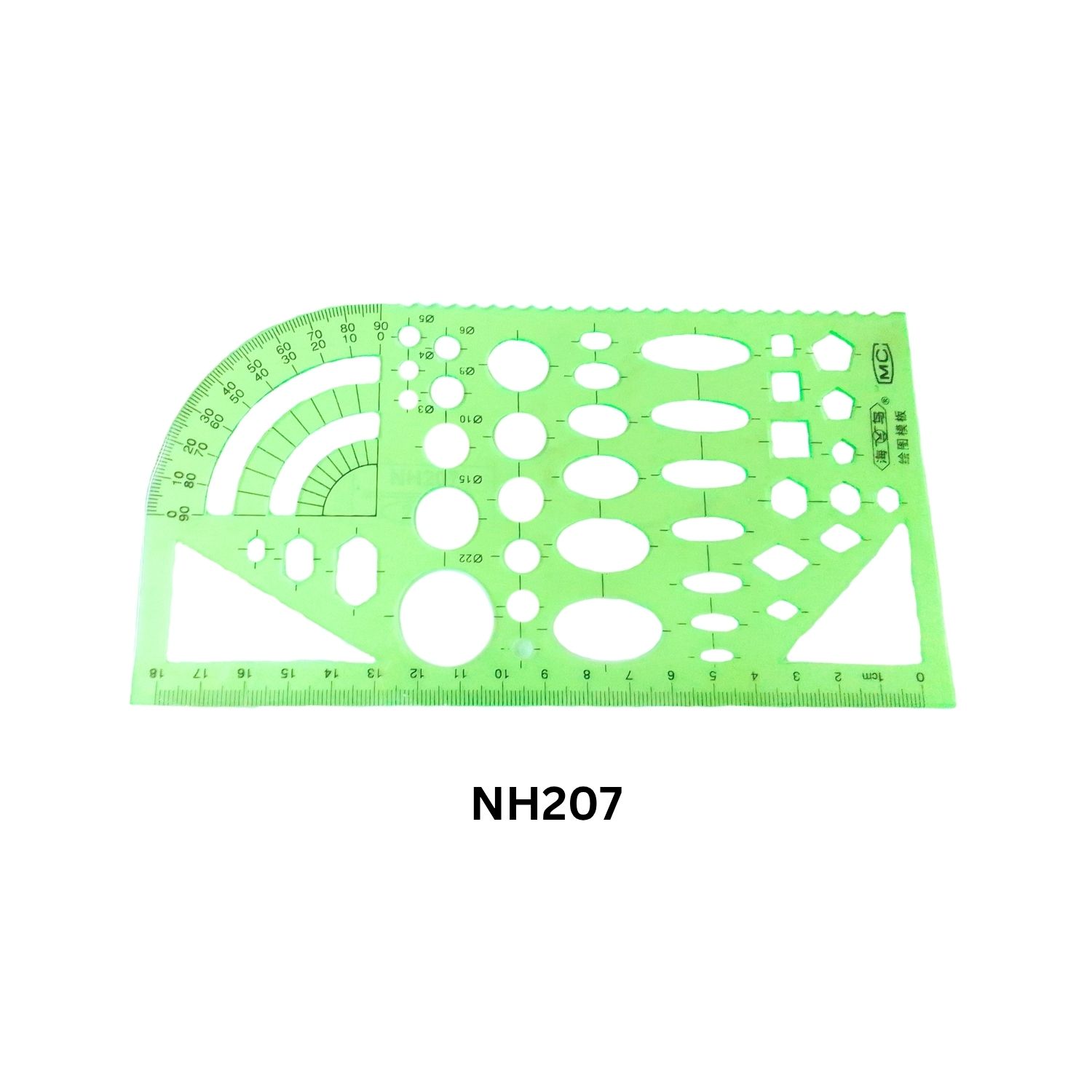NH207 Circle/Ellipse Template