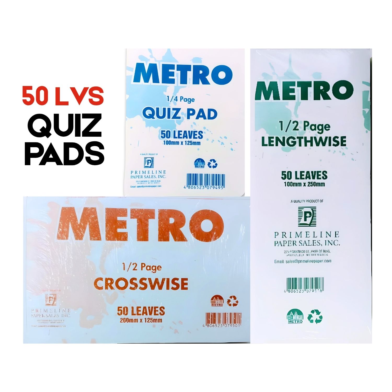 Metro Quiz Pads