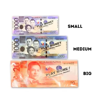 Play Money Bills and Coins