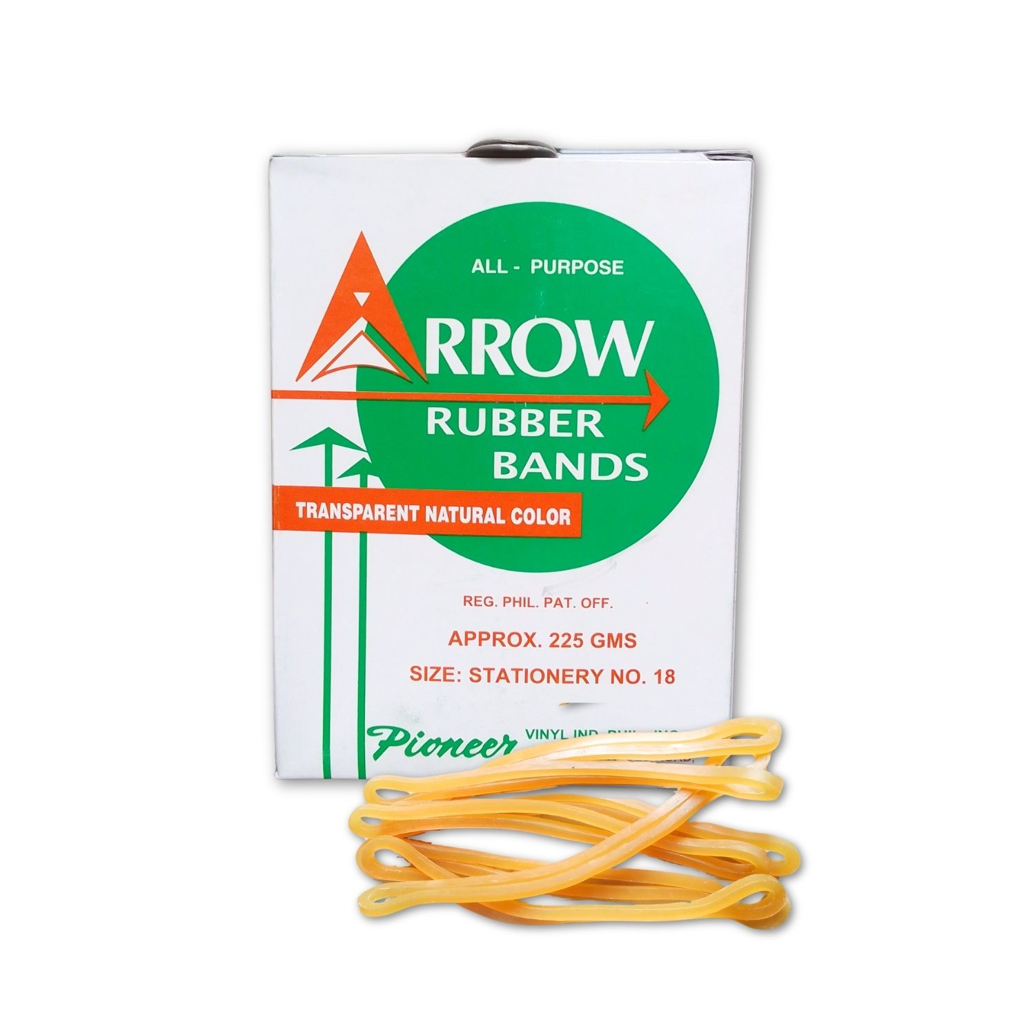 Arrow #18 Transparent Rubber Band