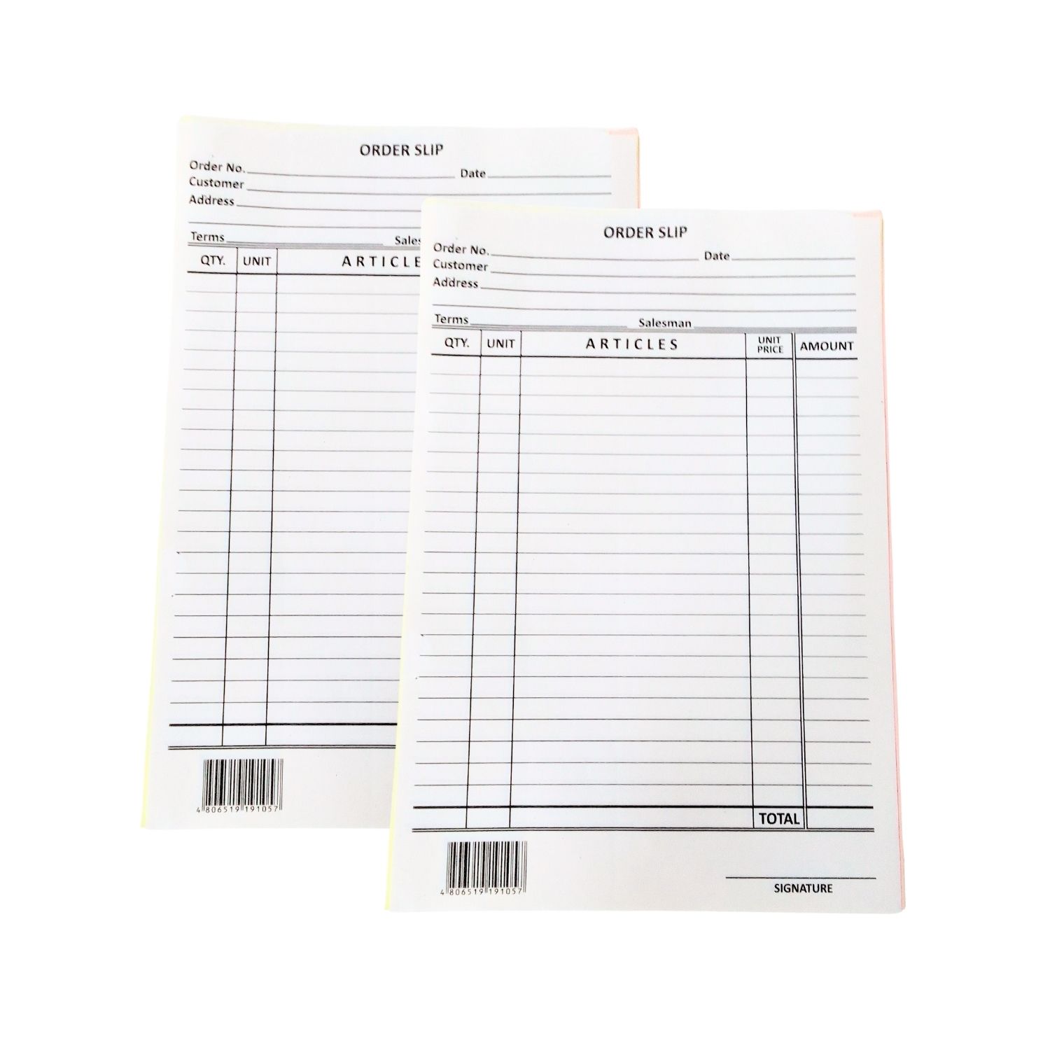 Order Slips