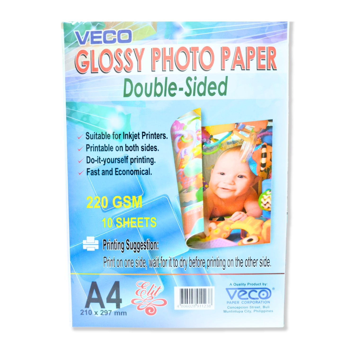 Veco Double Sided Photo Paper 220GSM option photo